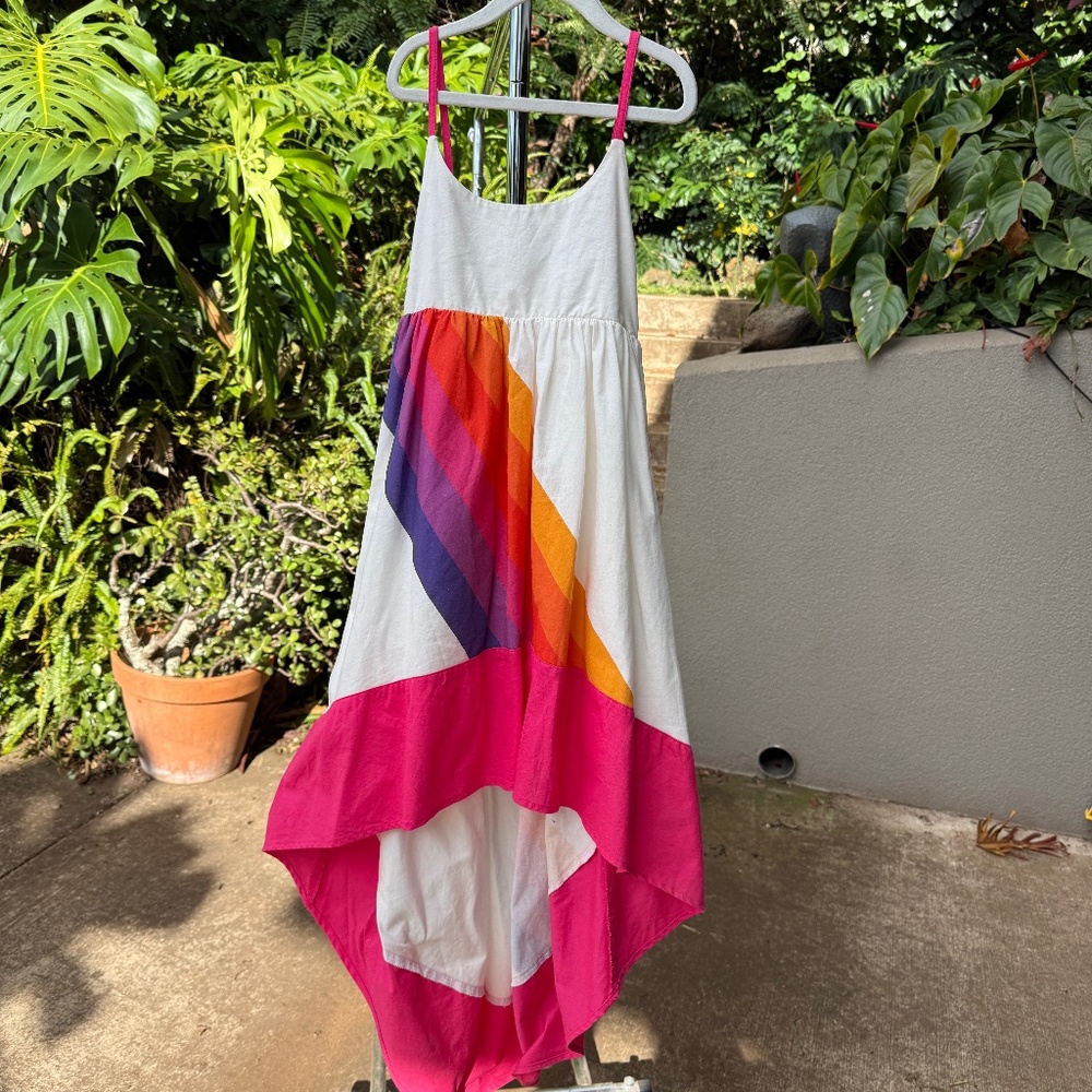 PLEIADES DESIGNS - Rainbow Dress - Size 8